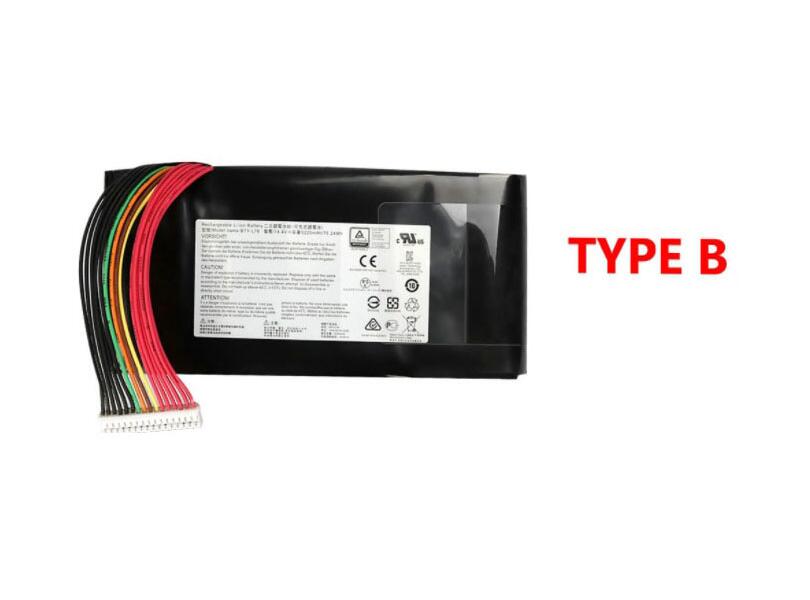 Original Batería MSI GT73VR 6RE Titan SLI 064UK 5225mAh 75.24Wh